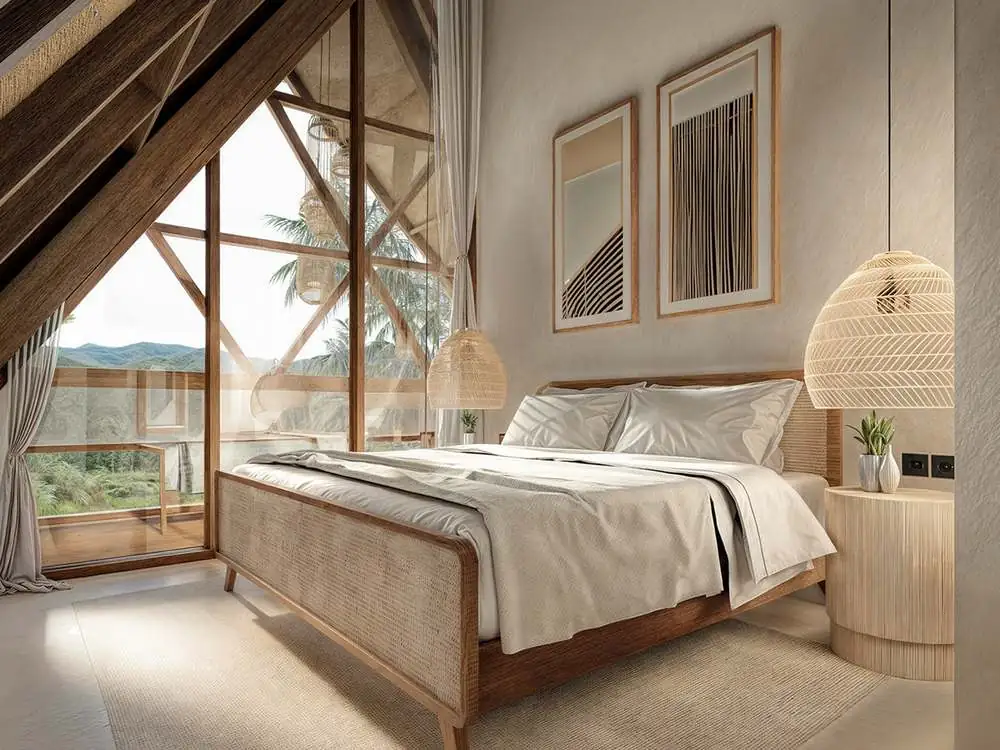 Bedroom — the render we sold