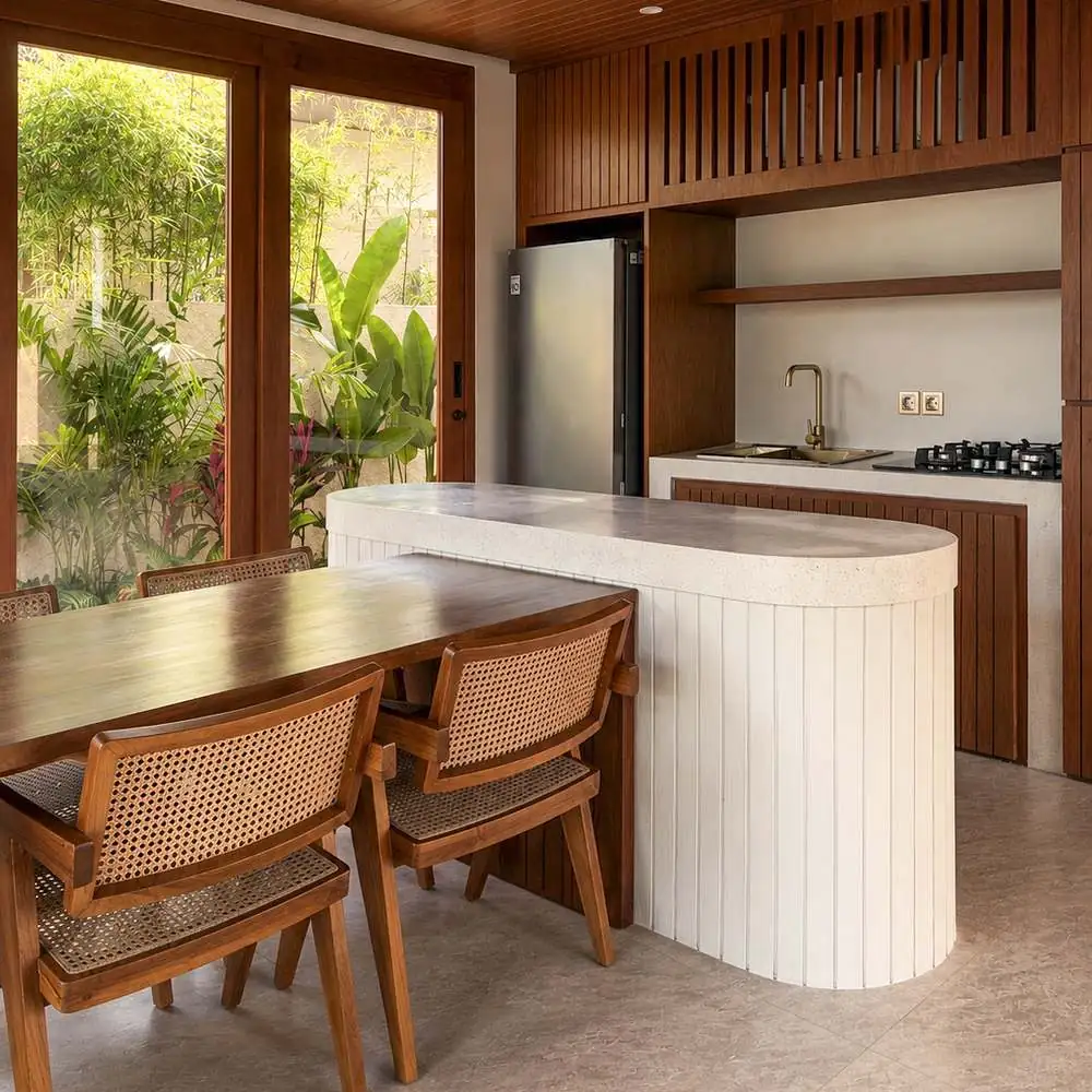 Kitchen and dining — delivered