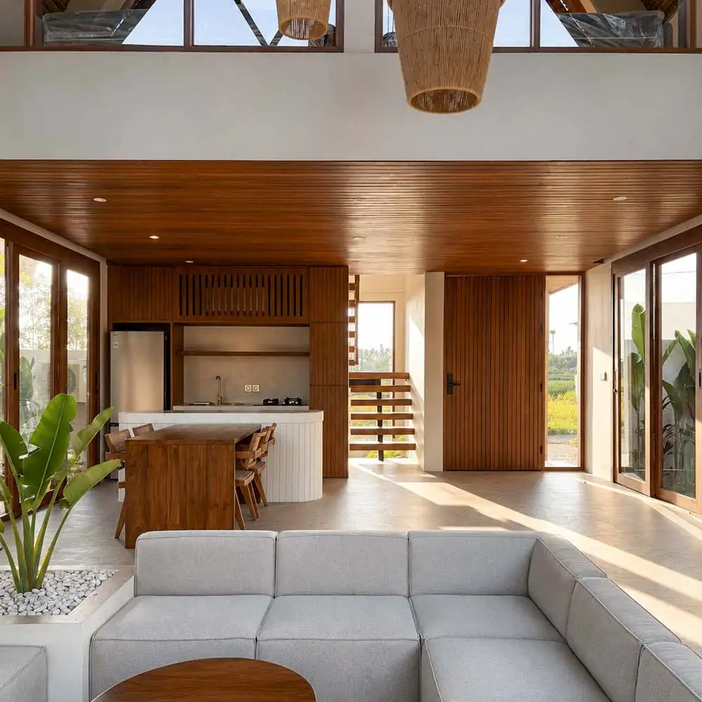 Living room — delivered, photographed on site
