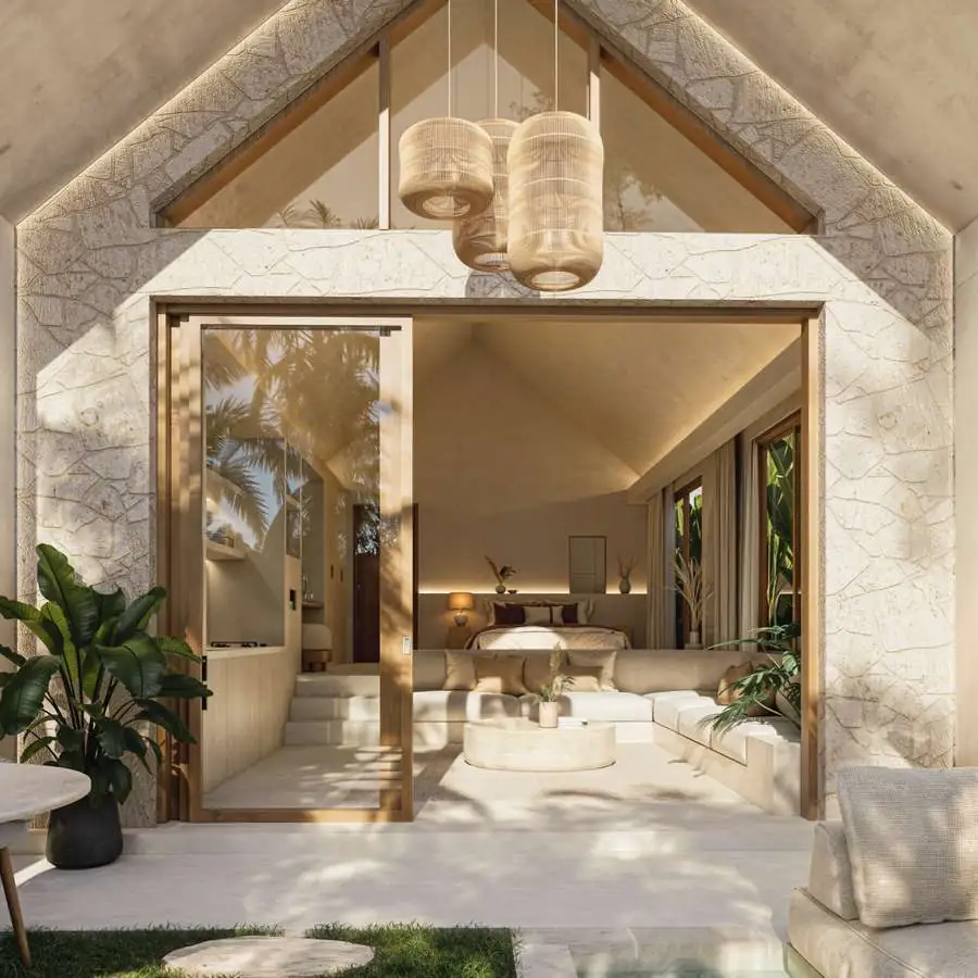 Terrace under the gable (render)